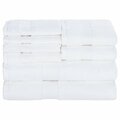 Safavieh Plush Towel Bundle, White - 8 Piece TWL1800A